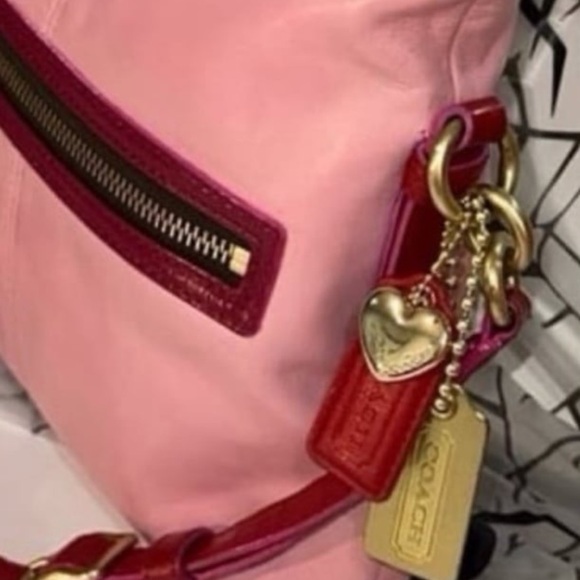 Coach Two-Tone Pink Crossbody Bag - Picture 9 of 14